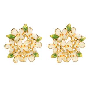 Juicy Grape轻奢浪漫桂花套装项链手链耳环组合情人节项链女礼物