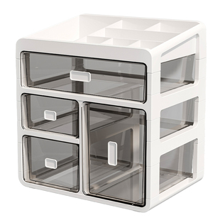 化妆品收纳盒梳妆台置物架桌面高级感卫生间洗漱台整理柜抽屉多层