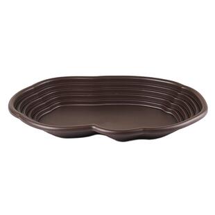 黄缘龟专用水盆乌龟泡澡盆安缘洗澡盆半水龟喝水盘爬宠饲养箱造景