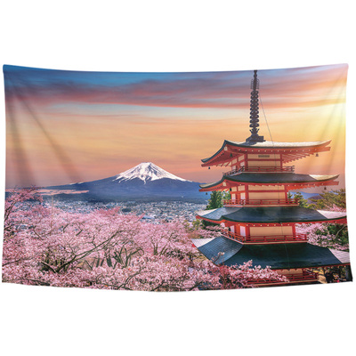 日本东京tokyo富士山城市布画