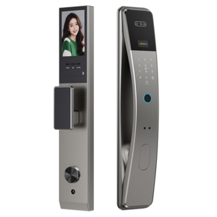 米悦人脸识别指纹锁电子锁密码锁全自动家用防盗门智能门锁智能锁