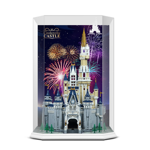 LYB乐一百适用乐高71040迪士尼城堡展示盒亚克力一体式收纳防尘罩