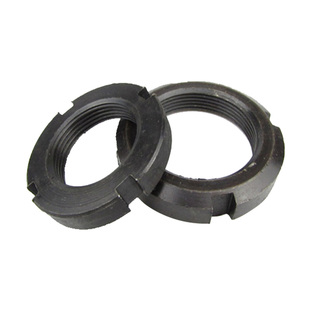 普通圆螺母四槽止退螺母开槽锁紧圆螺母非国标款M10M20M30M40M200