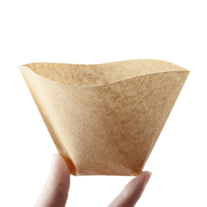 Hero咖啡滤纸扇形滤纸手冲咖啡滤纸滴漏咖啡机过滤纸无漂白100片