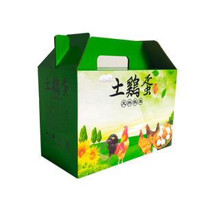 现货30枚土鸡蛋包装盒60枚礼品盒纸箱高档手提盒100枚装包装定做