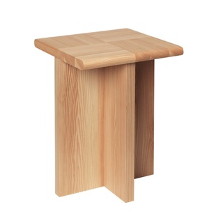 丹麦ferm LIVING Sala Piece实木边几角几 北欧家具