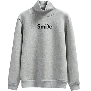 厚实保暖羊羔毛高领卫衣女秋冬新款加绒套头长袖无帽上衣打底绒衫