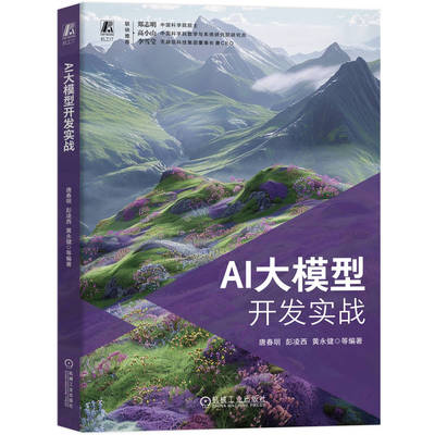 官网现货 AI大模型开发实战 唐春明 人工智能 提示工程 RAG 智能体 多模态 模型轻量化 模型量化 知识蒸馏 机械工业出版社