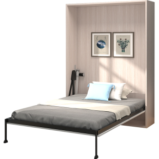 电动隐形床五金配件衣柜一体上下侧翻板藏式墨菲床多功能定制墙床