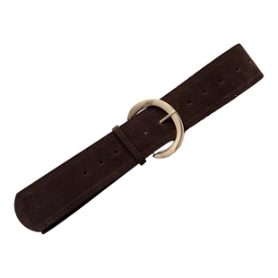 柳吴伟麂皮绒辣妹宽版粗腰带2025新款高级感皮带女款配裙子牛仔裤