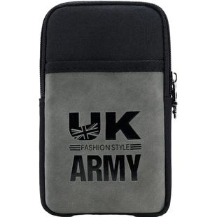 瑞士军刀手机腰包男竖款6寸7寸裤腰带手机包斜挎小包户外运动腰包