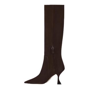 SW XCURVE 85 SLOUCH BOOT 尖头美拉德长筒靴及膝靴瘦瘦靴女