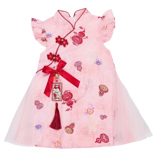 六一儿童演出服中小学生女童中国风合唱服新中式演出服套装汉服裙