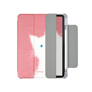 Ufology原创ipadair5保护套ipad9磁吸10平板壳mini6猫咪ipadpro11寸笔槽air4粉色2022苹果2021全包2018代air3