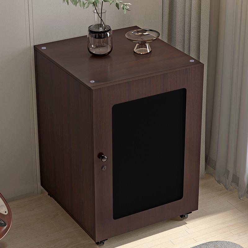 家庭影院设备器材功放机柜实木颗粒板移动功放机架三四层视听柜子