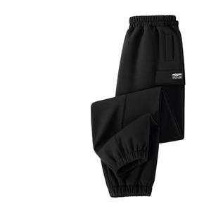 真维斯集团男童加绒裤子秋冬加厚三防工装裤儿童棉裤户外运动长裤