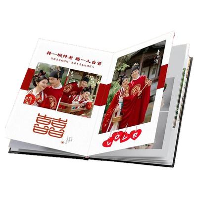 婚纱照相册本制作照片书定制婚礼跟拍纪念册结婚照写真照片做成书