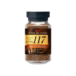 UCC悠诗诗117冻干速溶咖啡粉90g 无蔗糖美式冻干黑咖啡提神