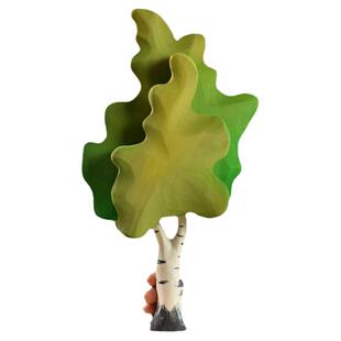 罗马尼亚bumbu toys儿童过家家玩具白桦树云杉孔雀村庄仿真动物3+