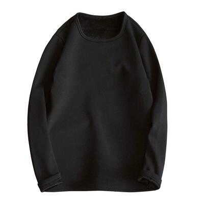 加绒加厚一体绒长袖不起球不掉色