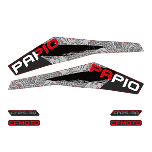 CFMOT春风摩托车配件原厂新款ST狒狒油箱护板贴花外壳贴纸拉花