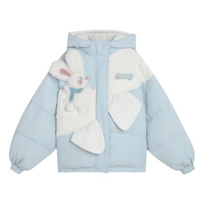 原创厚外套羽绒服森女部落可爱