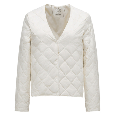 短款轻薄羽绒内胆V领轻盈保暖