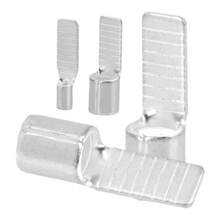 C45插片 插针空开接线端子铜鼻子DZ47冷压紫铜焊接片形 规格齐全