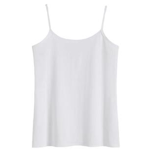 纯棉背心吊带女性感时尚百搭小吊带女无袖T恤女白色打底女上衣潮