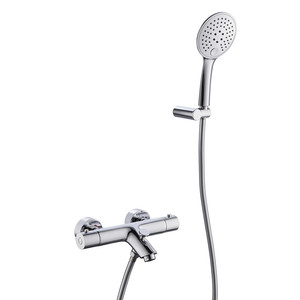 原装出口全铜恒温浴缸龙头淋浴花洒套装恒温混水阀冷热浴缸水龙头