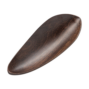 言席中式禅意黑檀实木茶则茶铲三件套组紫光檀茶夹茶拨针胡桃茶荷