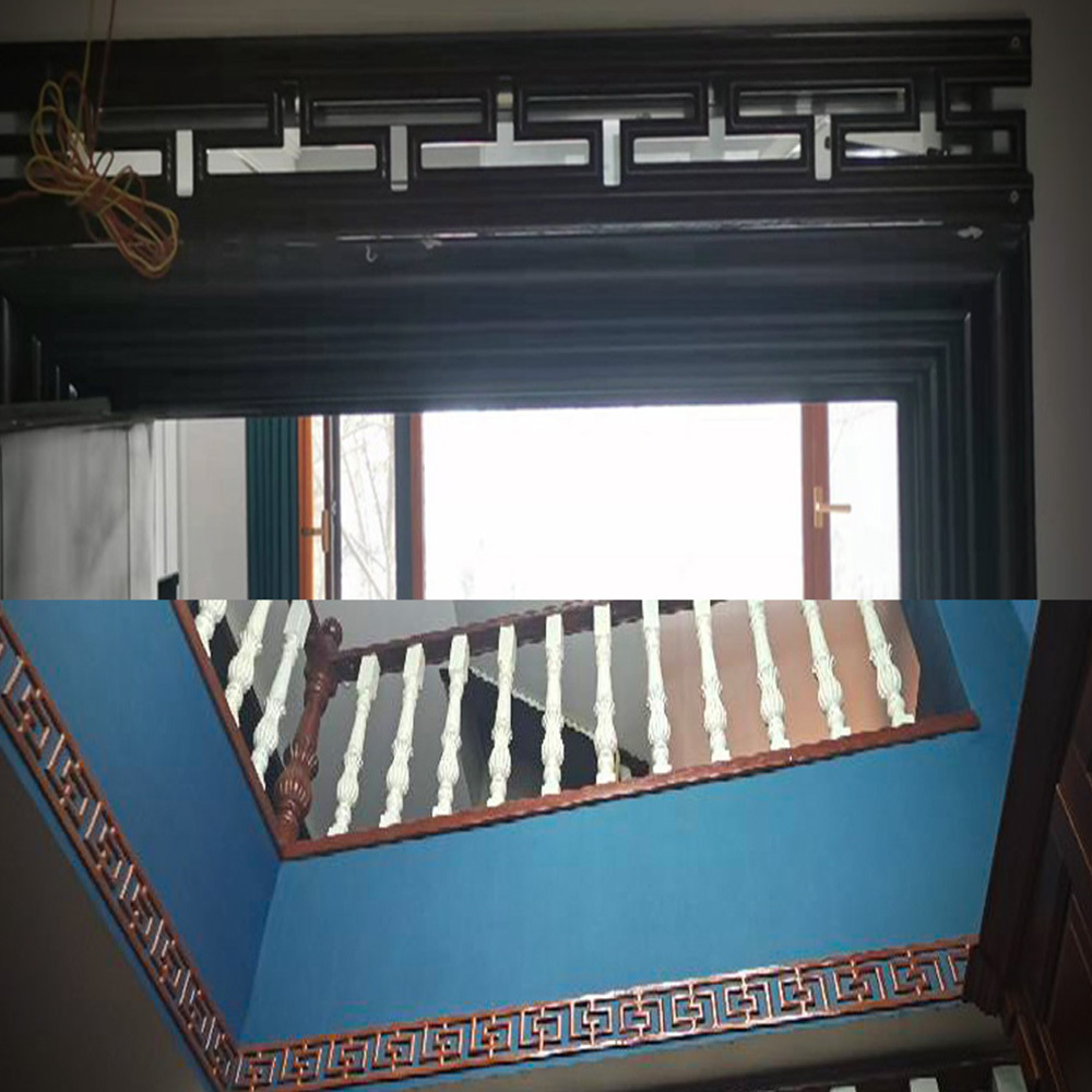 装饰木线条实木中式装修回字纹吊顶边条压边客厅背景墙木雕装饰