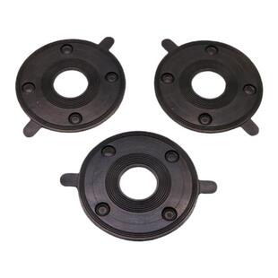 橡胶带孔法兰平垫片FF全平面带水线黑橡胶密封垫盲板垫DN50 65 80