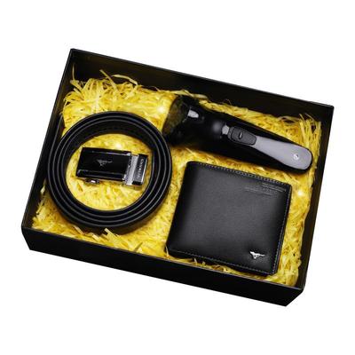 七匹狼皮带钱包高档礼盒男