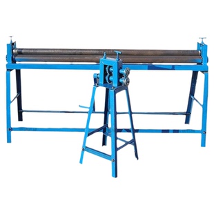 小型手动卷板机白铁皮卷圆机保温压边机不锈钢铝皮滚圆机一体机