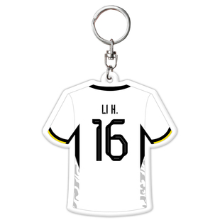 中国男足u23亚洲杯主客场球衣彭啸亚克力钥匙链毛伟杰 杨希钥匙扣