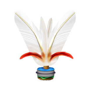 踢毽子运动专用成人大人毽球腱子小学生耐踢比赛毽子好踢大白健踺