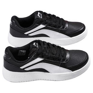 李宁黑色经典板鞋男鞋2025新春上市新款革面小白鞋轻便休运动鞋闲