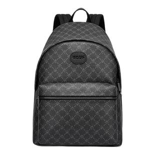 Mark Fairwhale/马克华菲男士个性格纹商务通勤时尚出行双肩包