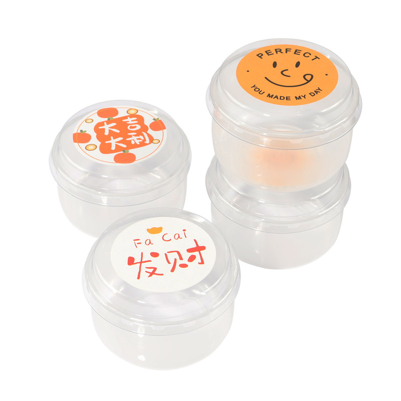 胖胖布丁杯日式蛋糕焦糖烤布丁盒子一次性带盖耐高温双皮奶奶冻杯