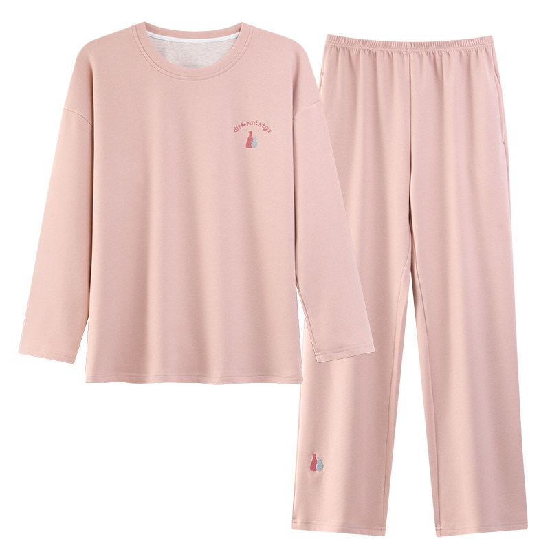 秋冬季德绒女士睡衣加厚款家居服