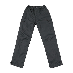 冬季新品第四代法兰绒加绒工装裤男宽松加厚直筒多口袋保暖运动裤