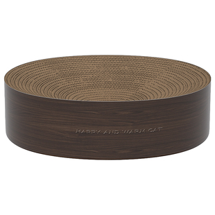 猫抓板圆形猫抓窝耐磨猫窝抓盘一体猫爪板不掉屑猫玩具猫咪用品