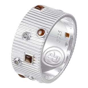 PUPILCASKET‘涟想’03戒 925银戒指女小众复古时髦百搭气质指环