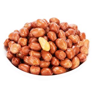 油炸红皮熟花生米新货香酥花生仁咸味原味5斤散装餐饮商用下酒菜