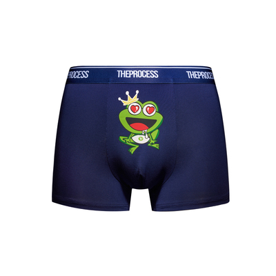 25新款TP盒装弹力莫代尔内裤男士平角裤卡通青蛙印花底裤头青年潮