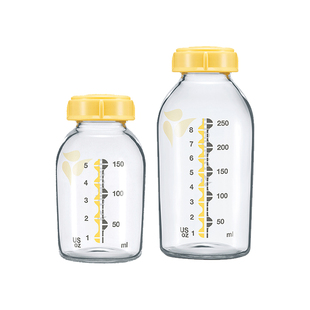 Medela美德乐奶瓶储奶瓶母乳储存150ml/250ml标准口新生婴儿奶瓶