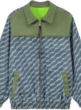 NOONEELSE复古牛仔棉服外套