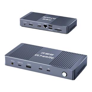 ULT-unite雷电4扩展坞typec桌面投屏DP拓展usb4适用MacBookPro笔记本电脑苹果MacminiM4主机转接头千兆网卡8K