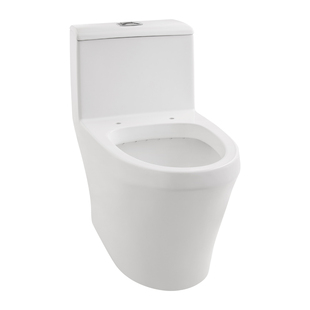 松下一体陶瓷马桶虹吸马桶3.5-5升排水量，洁净釉面